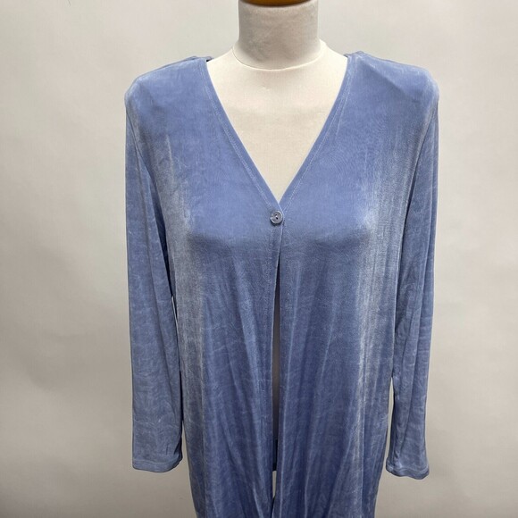 Weekenders Top Size Medium Blue Long Sleeve - Picture 2 of 14